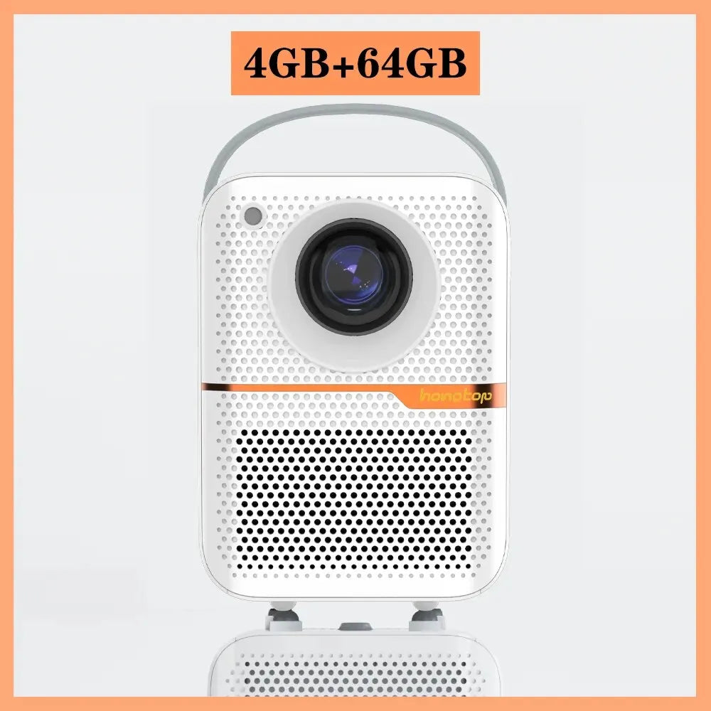 Android Smart Mini Projector 300ANSI Lumen Portable Projector 4K with WIFI Bluetooth 1080P Home Movie Theater Beamer